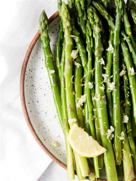 Simple Lemon Garlic Asparagus Alliannas Kitchen
