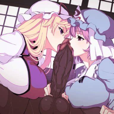 Rule 34 XYZ Touhou Yukari Yakumo Buckethead Ero Animated Blonde Hair