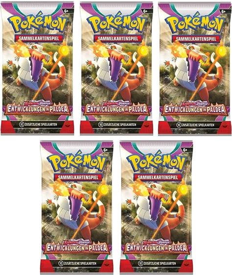 Pokemon 5 Karmesin Purpur Entwicklungen In Paldea Booster