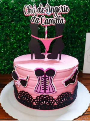 Arquivo De Corte Topo De Bolo Cha De Lingerie Compre Produtos Personalizados No Elo