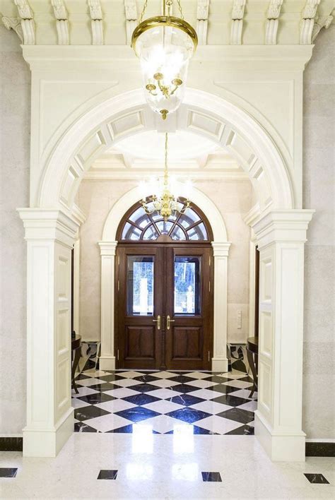 Белый дверной портал из МДФ | Entrance, Interior, Photo
