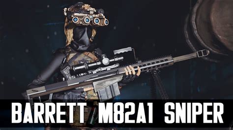 Fallout 4 Modern Weapon Pack Barrett M82a1 Sniper Combined Arms