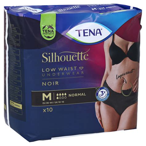 Tena Silhouette Normal M Noir Inkontinenz Pants 10 Stück Medpex