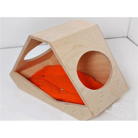 Кошачий домик из фанеры - картинки и фото koshka.top