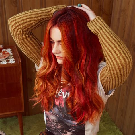 Fiery Red And Orange Haircolor Formula behindthechair.com