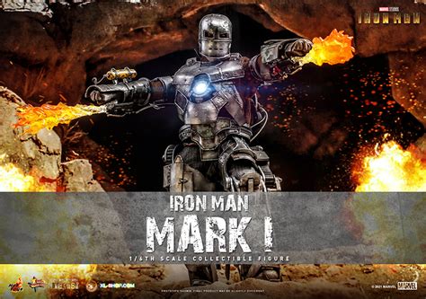 Hot Toys MMS605D40 Iron Man 1 6th Scale Iron Man Mark I Collectible Figure