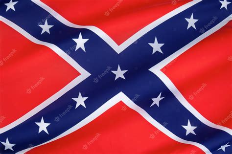 Premium Photo | Flag of the confederate states of america