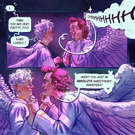 Pin By Fallen And Desperate On Azi X Crowley Good Omens Book Cute Gay Cute Drawings