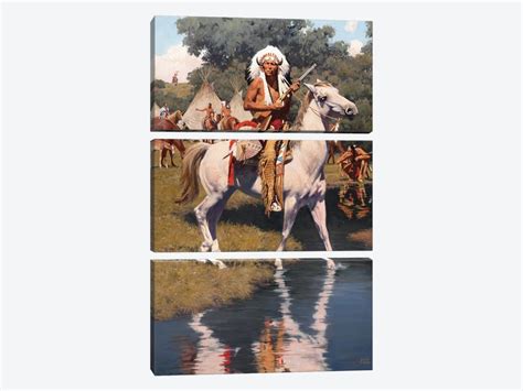 Among The Cottonwoods Canvas Art Print By David Mann Icanvas