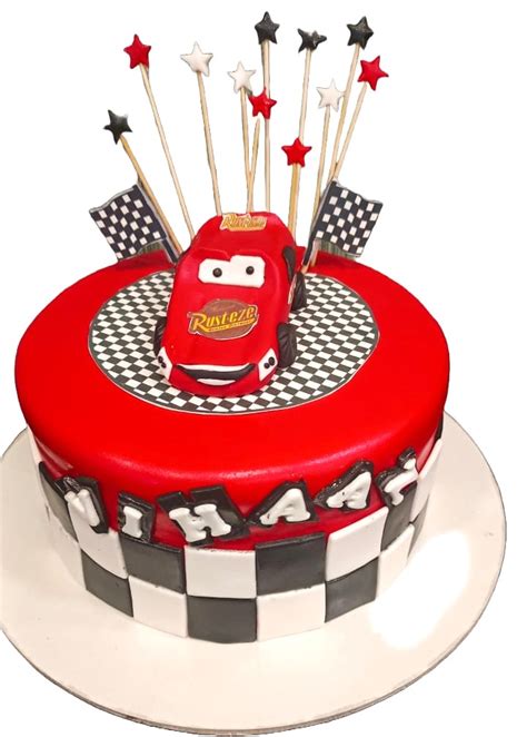 Mc-Queen Car Revival Cake – Bon Viveur