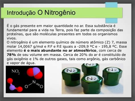 O Que É Gas Nitrogenio