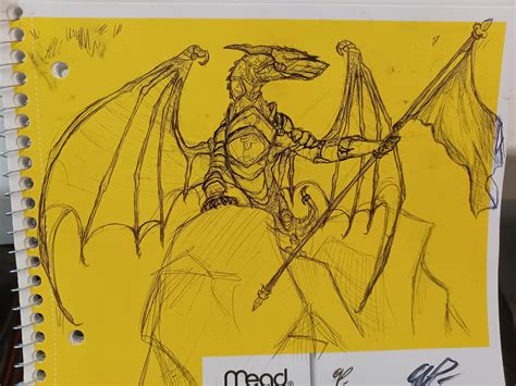 Stinky Skywing Colonizes My Sketchbook For Art Class Rwingsoffire