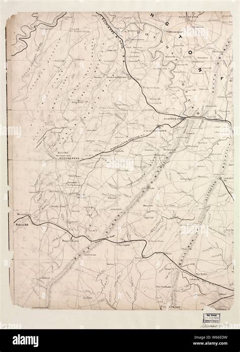 Civil War Maps 2040 Map of part of Virginia West Virginia and Maryland ...