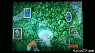 Squidward Hanging Out on Make a GIF