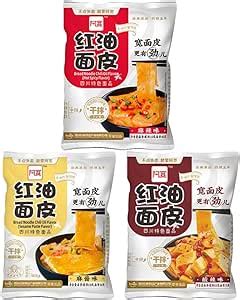 Baijia A Kuan Sichuan Broad Noodle Flavours Spicy Dry Noodles Halal Bundle Spicy Hot Sour