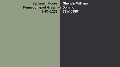 Benjamin Moore Kennebunkport Green Hc 123 Vs Sherwin Williams Domino