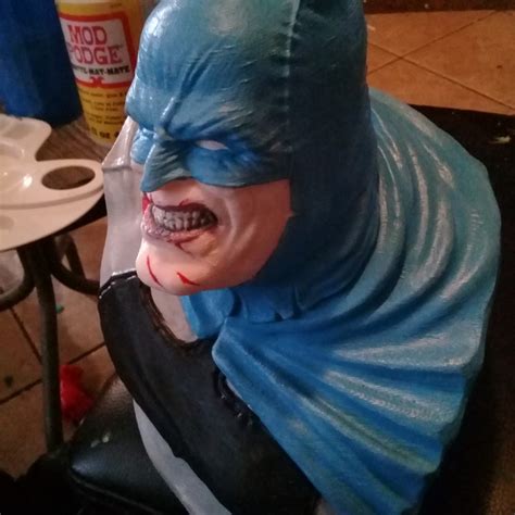 D Print Of The Dark Knight Bust By Patmacinnis