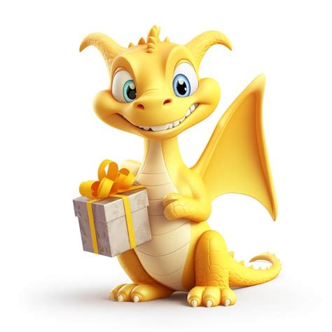 Premium Ai Image Cute Dragon New Year