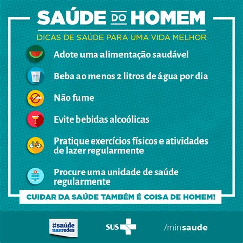 Ministério da Saúde incentiva homens a cuidar da saúde Instituto