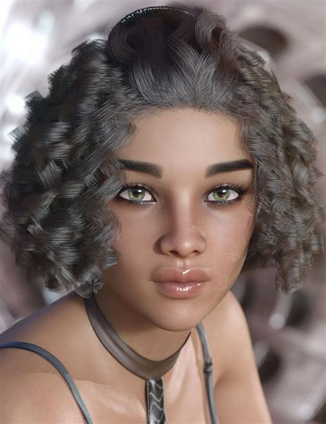 Dforce Ingrid Hair For Genesis 3 And 8 Female S Dforce Ingrid Hair