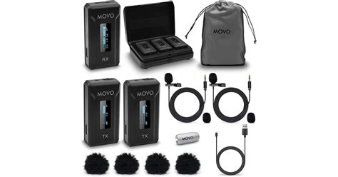 Movo Photo Wmx Duo Person Wireless Microphone Wmx Duo B H