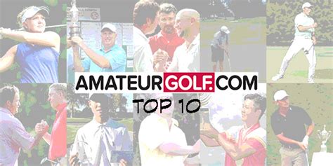 Top In Amateur Golf October