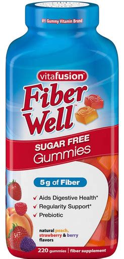 Vitafusion Fiber Well Sugar Free 220 Gummies