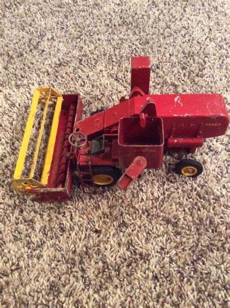 Massey Harris Clipper Combine Toy By Ruehl Vintage Farm Diecast 1806262615