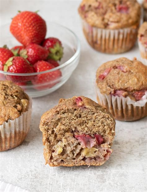 Healthy Strawberry Banana Muffins Healthy Life Trainer