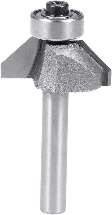 Uxcell Chamfer Router Bit Shank Dia Degree High Carbon