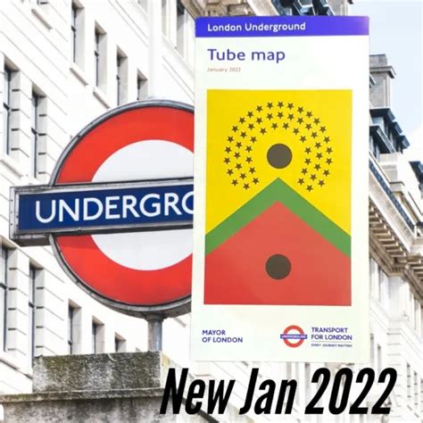 Tube Map London Underground Tfl Northern Line Closure January 2022 Official Eur 2 69 Picclick Fr