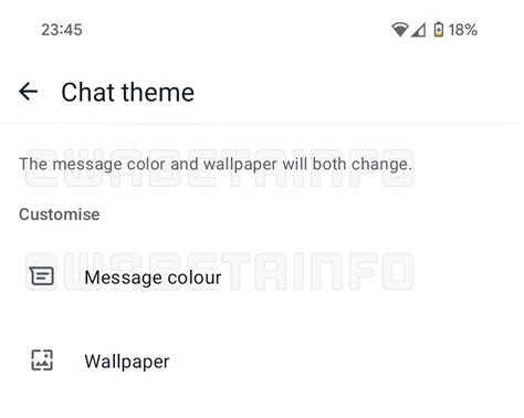 Whatsapp Est Trabajando En La Funci N De Selecci N De Temas De Chat