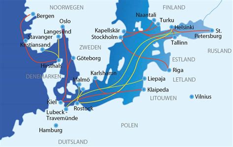 Balticferries Ferry Routes Oostzee En Scandinavïe