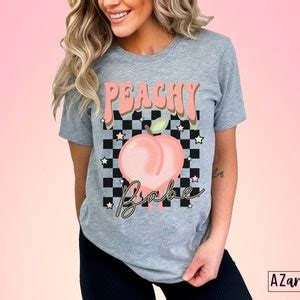 Retro Peachy Png Peachy Babe Png Just Peachy Sublimation Design Feeling Peachy Png I Look