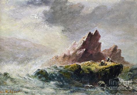 Rocks Near Painting By Motionage Designs Fine Art America