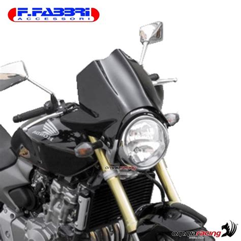 Fabbri Sport Naked Touring Dark Fume Windshield For Honda Hornet