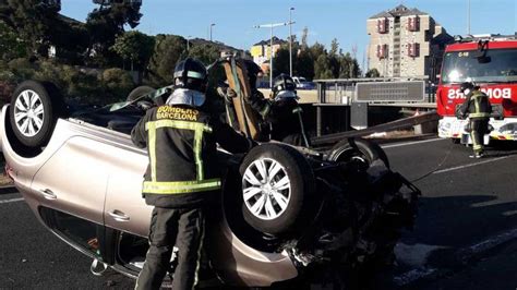 Espectacular Accidente En La Ronda De Dalt