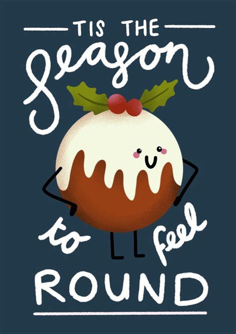 Funny Christmas Pudding Card For Significant Other Thortful