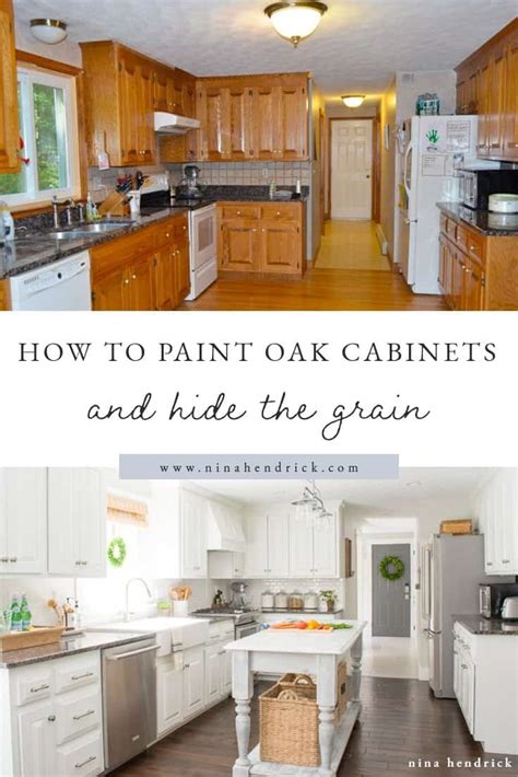 How To Paint Oak Kitchen Cabinets White Belletheng