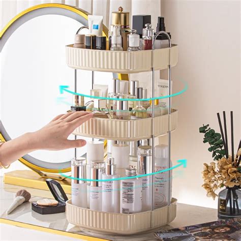 Large Capacity Makeup Organizer Makeup Organizer Countertop Vanity Organizer For