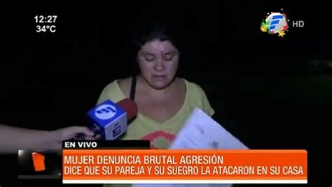 VIDEO Mujer Fue Brutalmente Golpeada Por Su Pareja Y Su Suegro