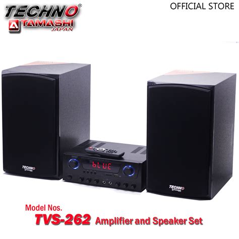 Techno Tamashi Tvs 262 6 Bookshelf Speaker With Amplifier Lazada Ph