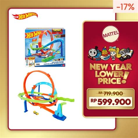 Hot Wheels Action Loop Cyclone Challenge Track Set Car Track Toy Shopee Malaysia