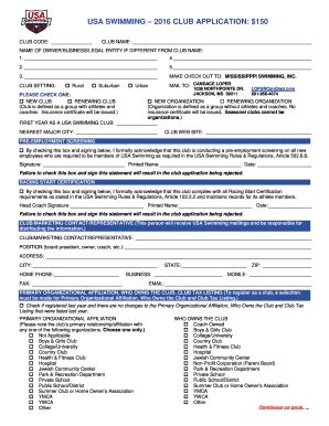 Fillable Online B B Club Registration Form Teamunify Fax Email