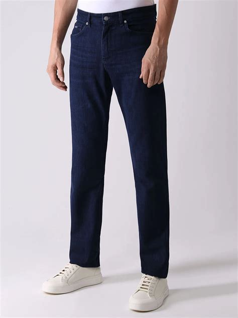 Джинсы Regular Fit хлопковые от BOSS за 12 300 рублей со скидкой 50% ...
