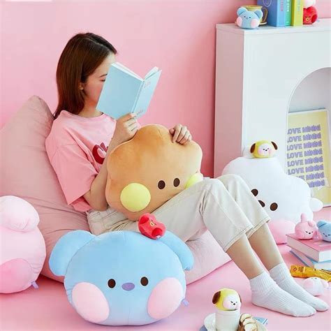 Kpop Bts Bangtan Boys MININI Plushies TATA SHOOKY COOKY RJ MANG KOYA ...