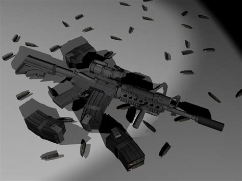 M4A1 SOPMOD Carbine by OutcastOne on DeviantArt