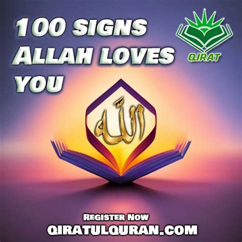 Quranic Verses About Allahs Love 100 Signs Allah Loves You