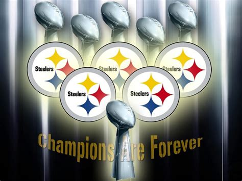 Pittsburgh Steelers 6 Time Super Bowl Champs - Olympic design | Go steelers, Steeler nation ...