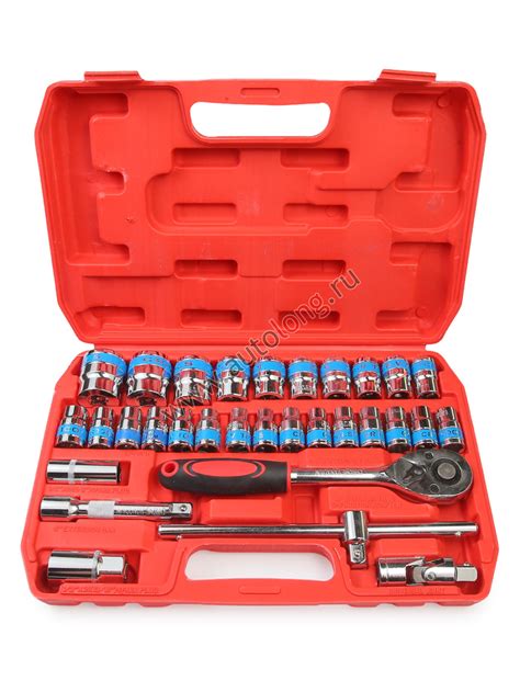 Набор инструментов (32 предмета) с трещоткой и головками. купить по ...